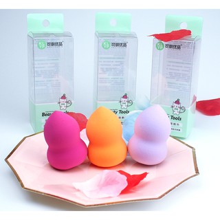 Mút tán kem make up hồ lô tiện dụng màu xinh xắn