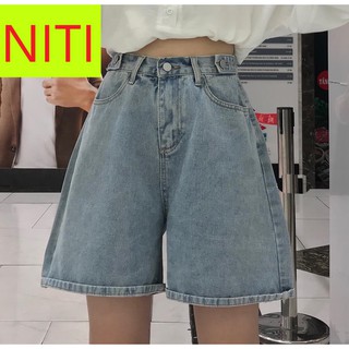 [ ÁP LỰC ] QUẦN JEAN NGỐ LỬNG NỮ FORM RỘNG CẠP CHỈNH MÀU XANH NHẠT MÀU ĐEN LAI CUỐN CỰC ĐỈNH NITI HOT HIT