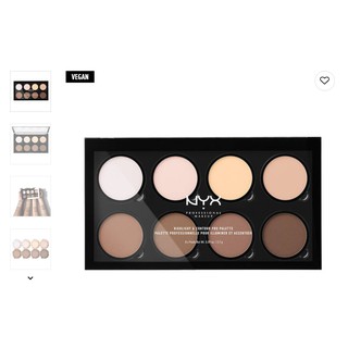 BẢNG TẠO KHỐI NYX HIGHLIGHT &amp; CONTOUR PRO PALETTE