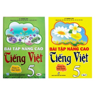 Sách - Combo Bài Tập Nâng Cao Tiếng Việt Lớp 5 - Dạng Vở Thực Hành (2 Tập)
