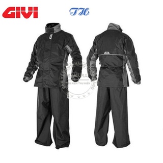 Áo mưa Givi RRS07 có phản quang chống thấm nước mưa tuyệt đối hàng chính hãng