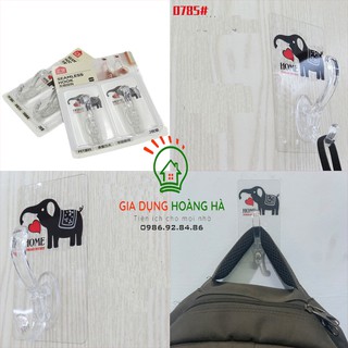 Móc dán tường chịu lực con voi siêu bền (bảo hành chất lượng)