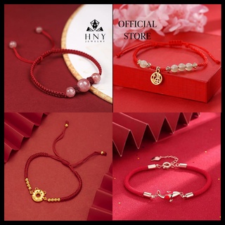 Vòng tay chỉ đỏ may mắn handmade by HNY Jewelry VTCĐ làm quà tặng, phụ kiện, trang sức