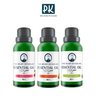 Combo 3 tinh dầu Bưởi ngọt + cam ngọt + chanh thái PK 30ml/chai