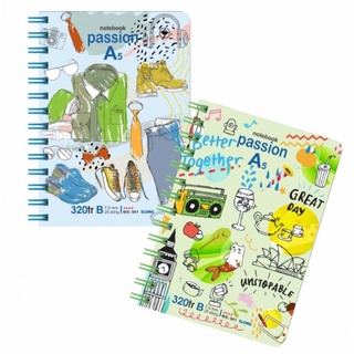 [Mã LIFE0803ALL giảm 10% đơn 0K] Sổ lò xo KLONG dọc 320 trang KLONG