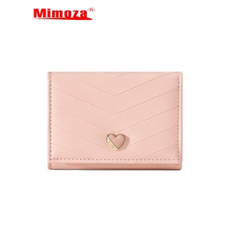 Ví Nữ Ngắn Mini Cầm Tay Chính Hãng TAOMICMIC Khóa Tim Xinh Xắn Chất Da Bền Đẹp Sang Trọng TM78 -mimoza.vn