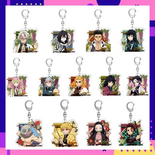 [Mẫu 2] 1 Móc khóa Kimetsu no Yaiba demon slayer mica nhân vật anime