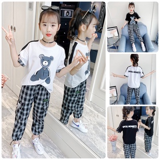 [SALE] BV43⚡Size110-160 (12-45kg)⚡Bộ sơ mi cho bé gái, kiểu dáng Hàn Quốc⚡Thời trang trẻ Em hàng quảng châu freeship