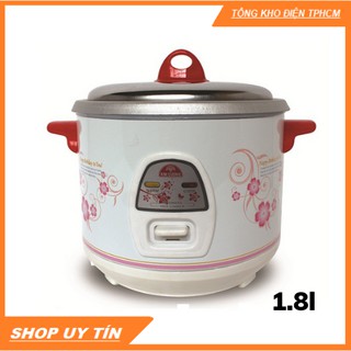 [Mã ELHADEV giảm 4% đơn 300K] GIẢM 15K Nồi cơm điện 1.8 lít Kim Cương KC 1.8L