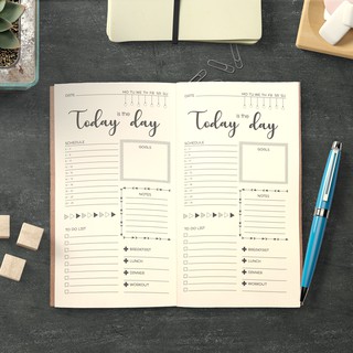 [HANDMADE - CÓ QUÀ] SỔ TAY PLANNER "VUI MỖI NGÀY" 21x11 CM - DAILY PLANNER