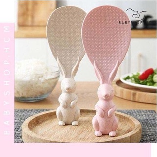 MUỖNG ☘ Freeship ☘ muỗng thia xới cơm nhựa tay cầm con thỏ