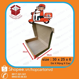 combo 100 hộp nắp gài đựng phụ kiện quần áo size 30x25x6