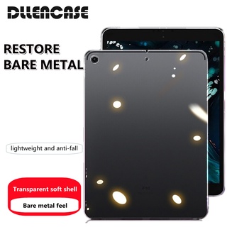 Dllencase Ốp máy tính bảng bằng TPU silicon trong suốt thích hợp cho iPad 10.2 2019 2020 9.7 Air 2 3 Pro 10.5 11 Mini 2 3 4 5 A201