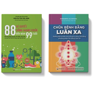Sách - Combo 2 cuốn 88 Bí quyết sống khỏe Chữa bệnh bằng luân xa - Pandabooks