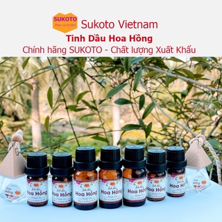 Tinh Dầu Hoa Hồng SUKOTO - Xông phòng, treo xe, treo tủ áo - Tiêu chuẩn xuất khẩu