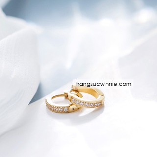 [Mã SKAMCLU8 giảm 10% cho đơn từ 100K] Hoa tai nữ titan vòng đá VG