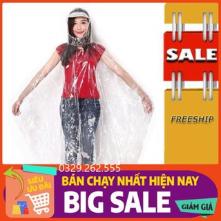 (FreeShip) Áo mưa trong suốt siêu dai hàng chất lượng cao