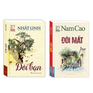 Sách - Combo 2 cuốn Danh tác văn học Việt Nam - Đôi bạn + Đôi Mắt ( bìa mềm )