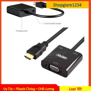 [Mã ELHACE giảm 4% đơn 300K] Cáp HDMI to VGA + Audio Unitek (Y6333) - Cáp Unitek Y6333 HÀNG CHÍNH HÃNG BH 12 THÁNG