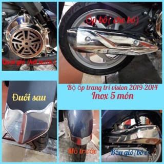 Bộ trang trí vison 2020-2014 inox loại 1
