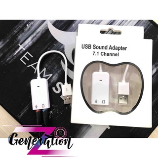 Usb sound 7.1 - bộ chuyển đổi cổng usb sang 2 jack Audio và mic