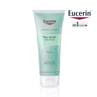 [DATE 2024] EUCERIN TẨY TẾ BÀO CHẾT CHO DA MỤN PRO ACNE SCRUB 100ML