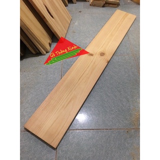 Thanh gỗ thông đẹp dài 1m, rộng 14cm, dày 1.3cm bào láng 4 mặt dùng đóng kệ sách, tủ, kệ tường
