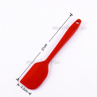 Cây vét bột và phết kem silicon 21cm