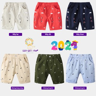 Quần kaki trẻ em quần đùi cho bé trai WELLKIDS mẫu mới 2021