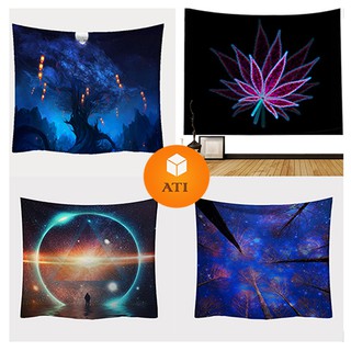 Thảm treo tường 3 D trang trí Decor phòng (12 mẫu) + dây dèn led 8m ̣(KÈM BỘ TREO VẢI)