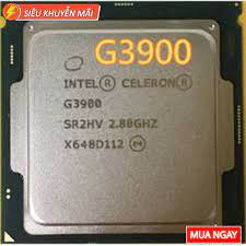 CPU Intel Celeron G3900 2.8Ghz/ 2Mb cache