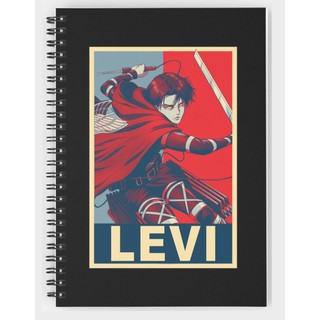 sổ attack on titan sổ gáy xoắn