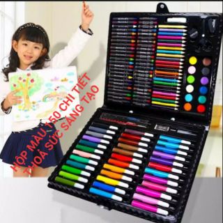 HỘP MÀU VẼ 150 CHI TIẾT - CHO BÉ THOẢ SỨC SÁNG TẠO