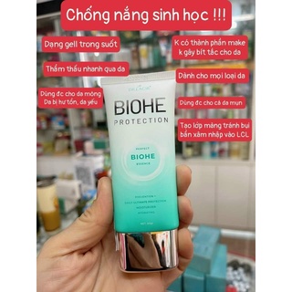 [tặng 1 cool cream 5gr] KEM CHỐNG NẮNG SINH HỌC BIOHE DR.LACIR - UV PLUS - dùng được cho mọi loại da