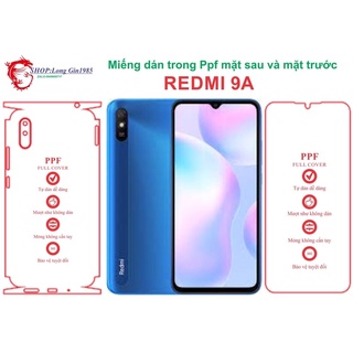 Redmi 9A miếng dán trong Ppf mặt sau và mặt trước chống va đập chống trầy xước tốt