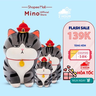 [Mã BMBAU50 giảm 7% đơn 99K] Gấu Bông Mèo Hoàng Thượng Nhồi Bông Cute Dễ Thương Siêu To Mềm Mại MINO TH6
