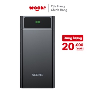 Pin Sạc Dự Phòng ACOME AP201 20000mAh AP401 40000mAh Sạc Nhanh 22.5W Hàng Chính Hãng Bảo Hành 12 Tháng 1 Đổi 1