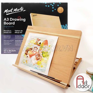 [ARTDOOR] Bảng giá vẽ để bàn MONT MARTE A3 chân thông minh (0034)