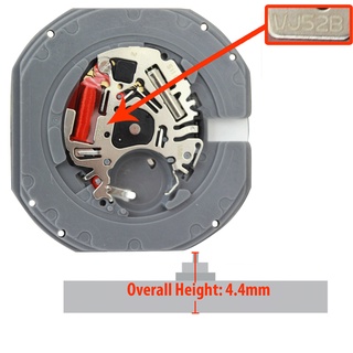 Máy đồng hồ Hattori Seiko VJ52B VJ52 Japan Movement 1 lịch máy nhện
