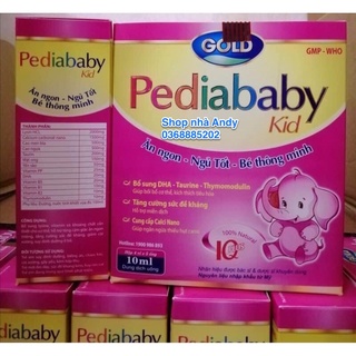 Pediababy kid gold ăn ngon, ngủ tốt, bé thông minh