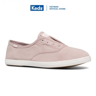 Giày Keds Nữ - Chillax Washed ORG Core Twill Lilac- KD065433
