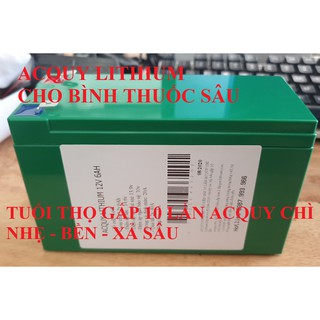 Ắc quy dùng cho bình phun thuốc sâu - acquy lithium