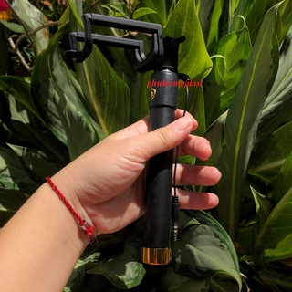 Gậy chụp hình si đen selfie jack 3.5mm và Lightning