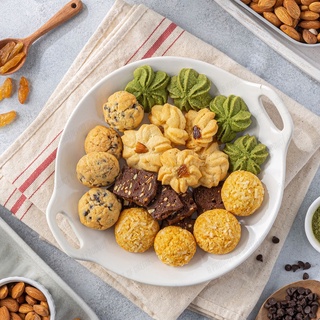 Bánh COOKIES nguyên cám healthy ElaQueen - bánh ăn kiêng giảm cân, nguyên cám, không đường, dành cho người ăn kiêng