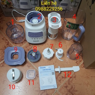 Linh kiện máy xay Philips chính hãng HR2221/ HR2223/ HR2222 hàng tách bộ