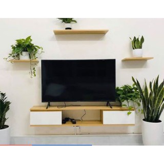 Bộ kệ tivi treo tường sang trọng như hình