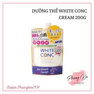 [Hàng có sẵn ] Sữa dưỡng thể White ConC CC Cream Vitamin C