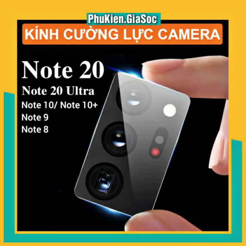 Miếng Dán Cường Lực Bảo Vệ Camera Samsung Galaxy Note8/Note9/Note10/Note10+/Note20/Note20Ultra/Note20+
