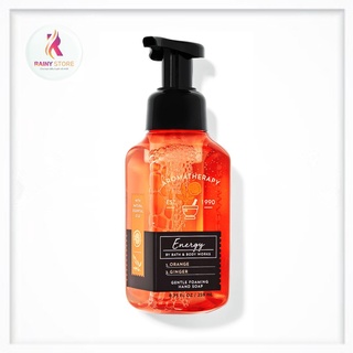 Nước rửa tay tạo bọt thư giãn Bath &amp; Body Works Aromatherapy Energy Orange + Ginger 259ml