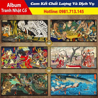 [ Album 20 Bộ] Tranh Nhật Cổ Phong Cách Tranh Nhật Bản Xưa